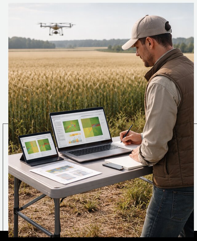 Система AI прогнозирования урожайности для точных агрономий в Лобне