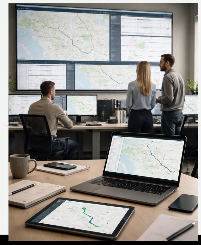 Трекинг грузов и Fleet Management, мониторинг автопарка в Лобне